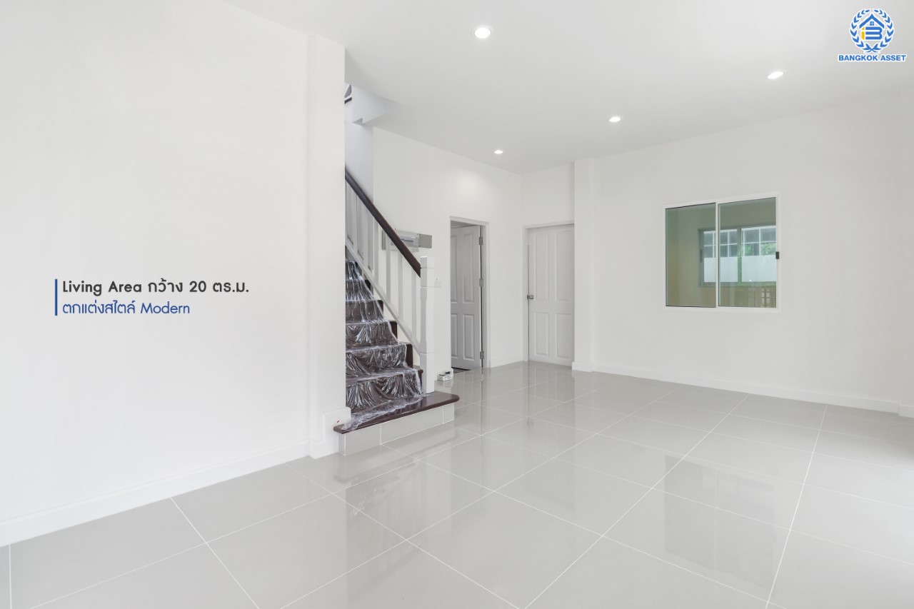 บ้านมือสองตกแต่งใหม่ แบรนด์ Property Perfect ม.เพอร์เฟคพาร์ค พระราม5-บางใหญ่ (ซ.วัดพระนอน) เนื้อที่ 35.8 ตร.ว. บ้านแฝดฟังก์ชันระดับบ้านเดี่ยว! 3 ห้องนอน 2 ห้องน้ำ 1 ที่จอดรถ Private Zone พร้อม Facilities ครบครัน บนทำเลเชื่อมต่อถนนกาญจนาฯ ใกล้ทางด่วน ศรีรัช-วงแหวนฯ เซ็นทรัลเวสต์เกต และรถไฟฟ้าสายสีม่วง "สถานีตลาดบางใหญ่"...